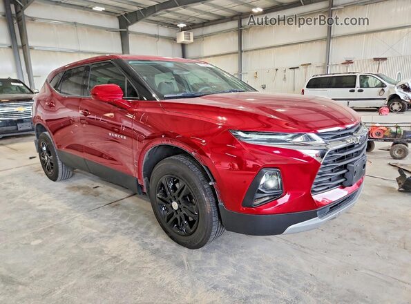 3GNKBHR43MS524384 2021 CHEVROLET BLAZER Burgundy წინა მარჯვენა