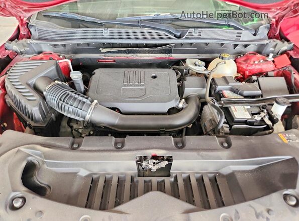 3GNKBHR43MS524384 2021 CHEVROLET BLAZER Burgundy ძრავის განყოფილების ხედი