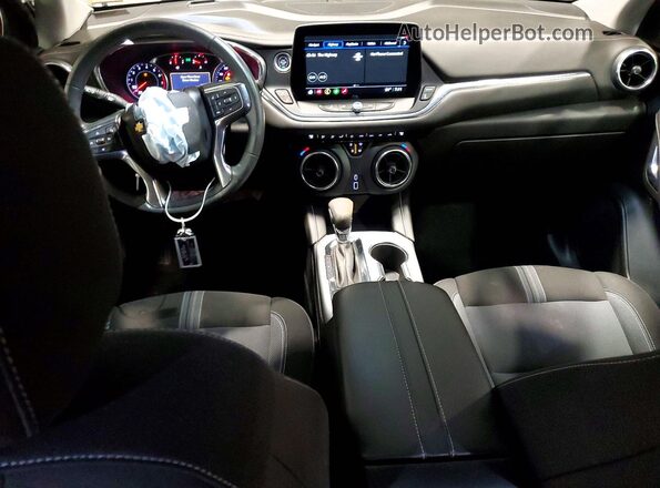 3GNKBHR43PS100935 2023 CHEVROLET BLAZER Black Dashboard view