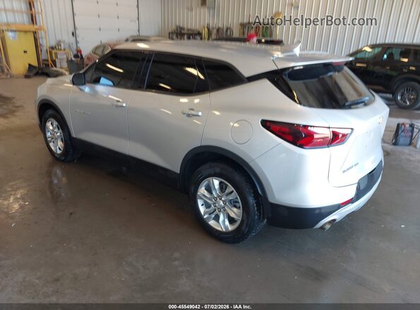 3GNKBHR44MS550850 2021 CHEVROLET BLAZER Серебряный Задняя левая четверть