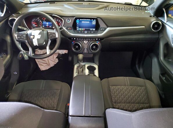 3GNKBHR44NS188634 2022 CHEVROLET BLAZER Black Առջևի վահանակի տեսք