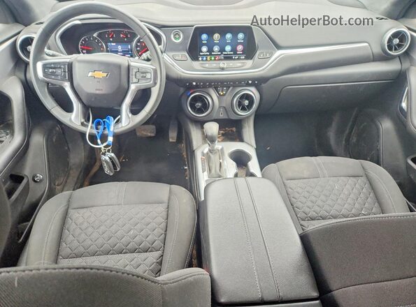 3GNKBHR44NS219414 2022 CHEVROLET BLAZER Blue Vista del salpicadero