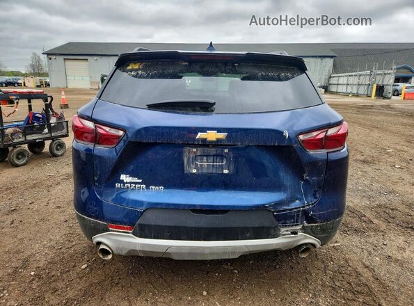 3GNKBHR44NS219414 2022 CHEVROLET BLAZER Blue Vista trasera