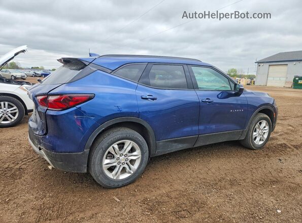 3GNKBHR44NS219414 2022 CHEVROLET BLAZER Blue Trasero derecho