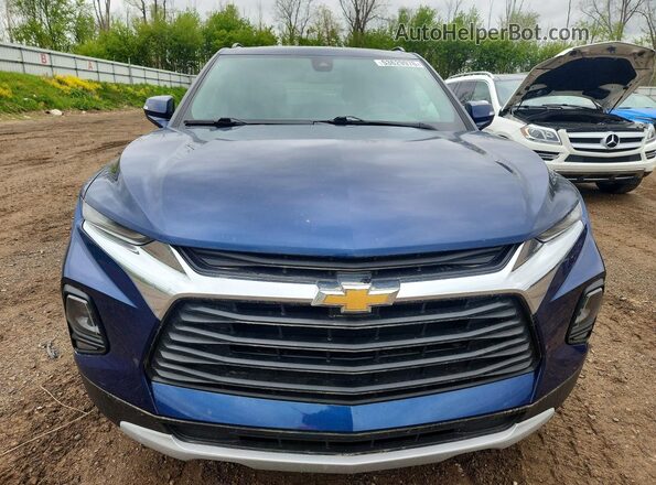 3GNKBHR44NS219414 2022 CHEVROLET BLAZER Blue Vista frontal