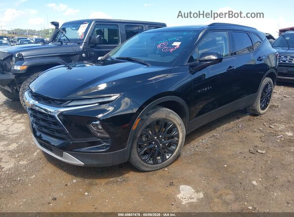 3GNKBHR45RS172903 2024 CHEVROLET BLAZER Black Передня ліва чверть