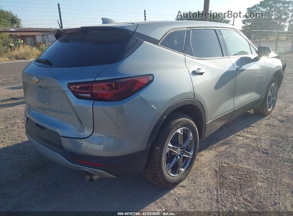 3GNKBHR45SS202665 2025 CHEVROLET BLAZER Серебряный Задняя правая четверть