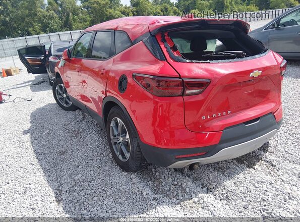 3GNKBHR46PS119768 2023 CHEVROLET BLAZER Red Tył lewy