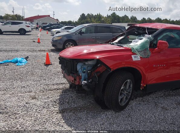3GNKBHR46PS119768 2023 CHEVROLET BLAZER Red Widok z przodu