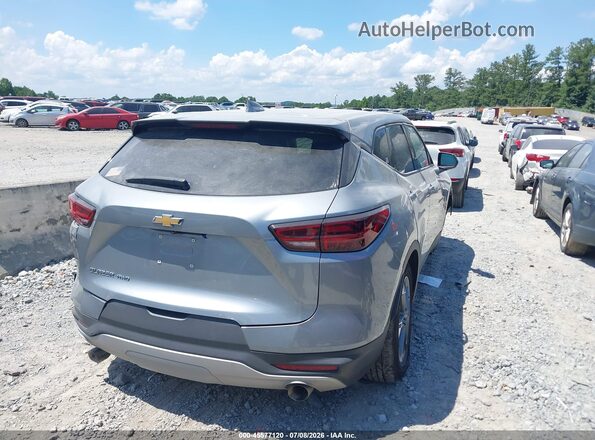 3GNKBHR46SS242916 2025 CHEVROLET BLAZER Серебряный Задняя правая четверть