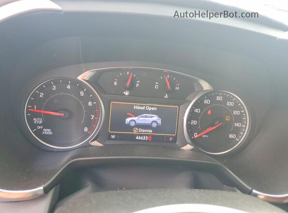 3GNKBHR47PS127409 2023 CHEVROLET BLAZER Red Вид щитка приладів