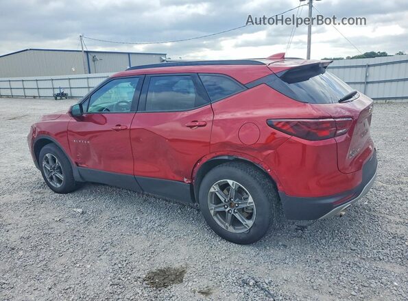 3GNKBHR47PS127409 2023 CHEVROLET BLAZER Red Задня ліва чверть