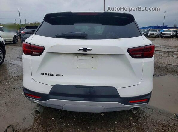 3GNKBHR47PS148356 2023 CHEVROLET BLAZER White Вид ззаду