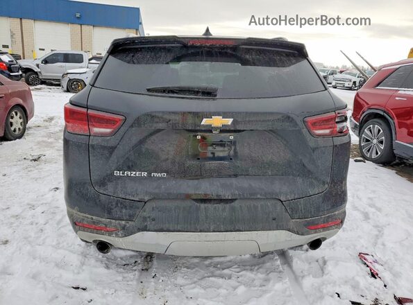 3GNKBHR47RS268192 2024 CHEVROLET BLAZER Black Вид ззаду