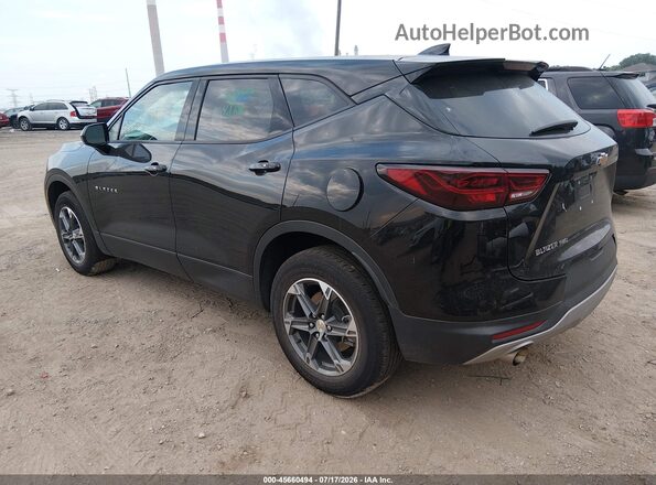 3GNKBHR47SS204837 2025 CHEVROLET BLAZER Black Trasero izquierdo