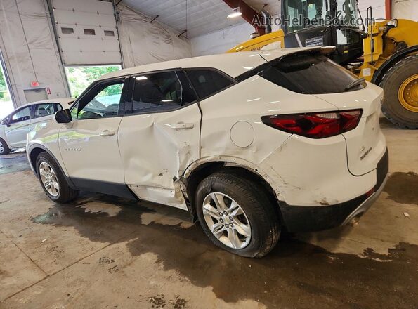 3GNKBHR48MS582054 2021 CHEVROLET BLAZER Белый Задняя левая четверть
