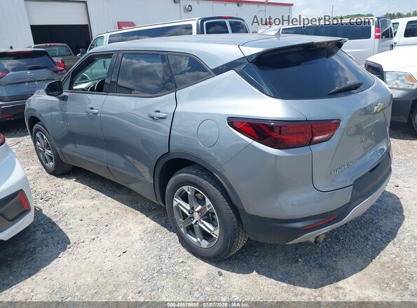 3GNKBHR48RS163760 2024 CHEVROLET BLAZER Silver Trasero izquierdo