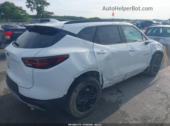 3GNKBHR49PS233540 2023 CHEVROLET BLAZER White Trasero derecho