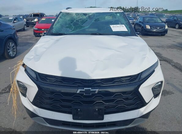 3GNKBHR49PS233540 2023 CHEVROLET BLAZER White Vista del cuadro de instrumentos