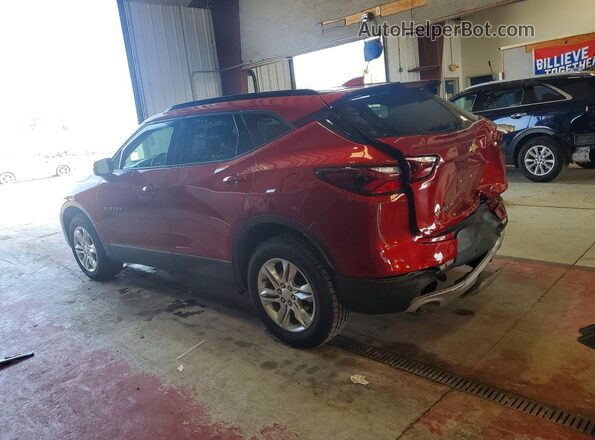3GNKBHR4XMS510689 2021 CHEVROLET BLAZER Red Tył lewy