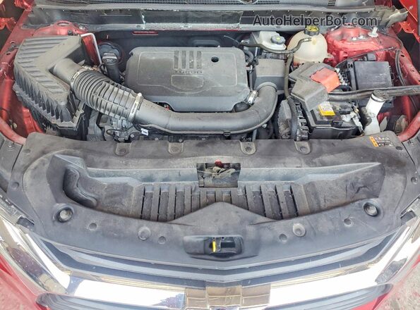 3GNKBHR4XMS510689 2021 CHEVROLET BLAZER Red Widok wnętrza z tyłu