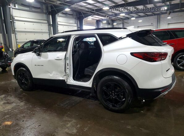 3GNKBHR4XSS107518 2025 CHEVROLET BLAZER White Հետևի ձախ