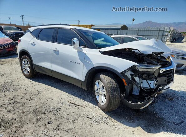 3GNKBHRS0LS606957 2020 CHEVROLET BLAZER White Delantero derecho