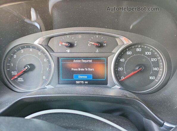 3GNKBHRS0LS606957 2020 CHEVROLET BLAZER White Vista del cuadro de instrumentos