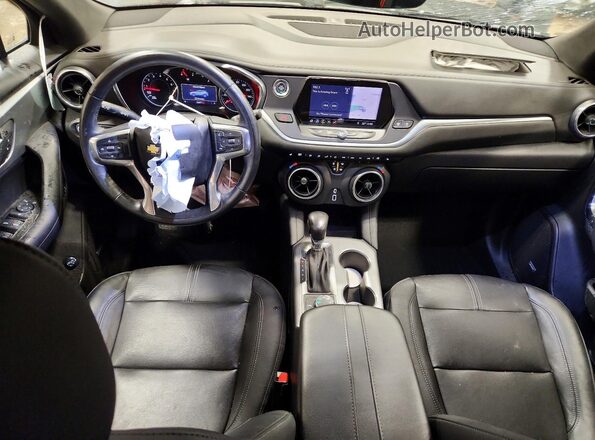 3GNKBHRS1KS689331 2019 CHEVROLET BLAZER Gray Dashboard view