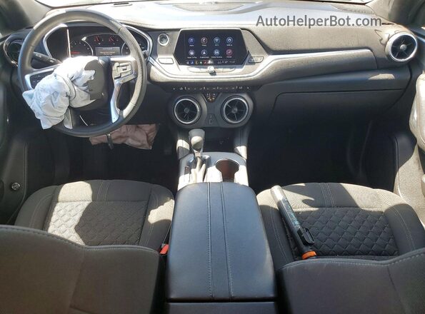 3GNKBHRS1MS526049 2021 CHEVROLET BLAZER Gray Вид панелі приладів