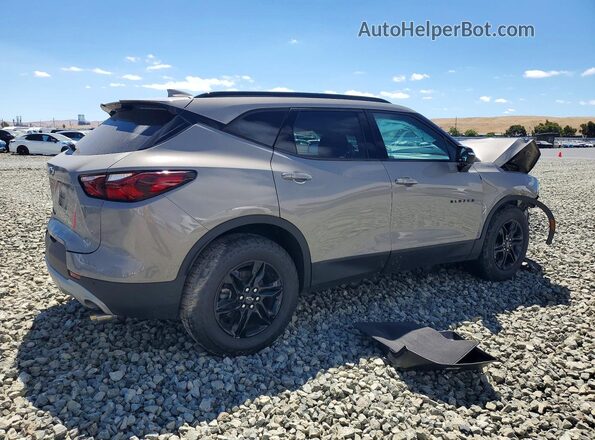 3GNKBHRS1MS526049 2021 CHEVROLET BLAZER Gray Задня права чверть