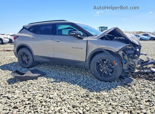 3GNKBHRS1MS526049 2021 CHEVROLET BLAZER Gray Передня права чверть