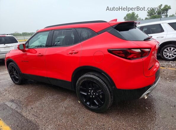 3GNKBHRS2LS688478 2020 CHEVROLET BLAZER Red Trasero izquierdo