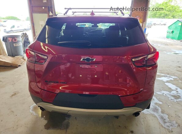 3GNKBHRS3MS527011 2021 CHEVROLET BLAZER Red Հետևի տեսք