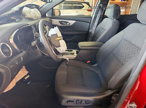 3GNKBHRS3MS527011 2021 CHEVROLET BLAZER Red Սալոնի դիմացի տեսք