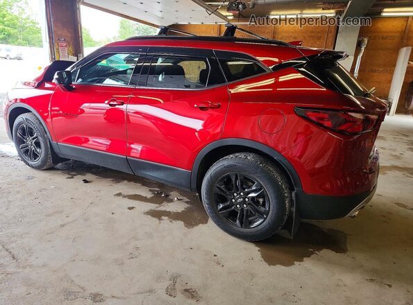 3GNKBHRS3MS527011 2021 CHEVROLET BLAZER Red Հետևի ձախ