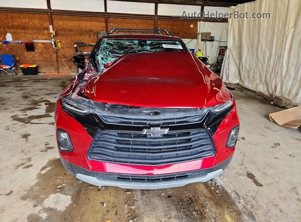 3GNKBHRS3MS527011 2021 CHEVROLET BLAZER Red Դիմացի տեսք