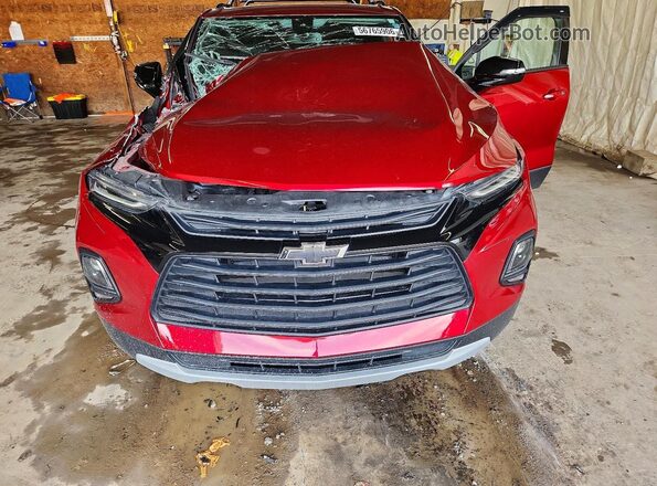 3GNKBHRS3MS527011 2021 CHEVROLET BLAZER Red Շարժիչի բաժամունքի տեսք