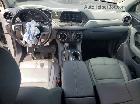 3GNKBHRS6KS652839 2019 CHEVROLET BLAZER White Առջևի վահանակի տեսք