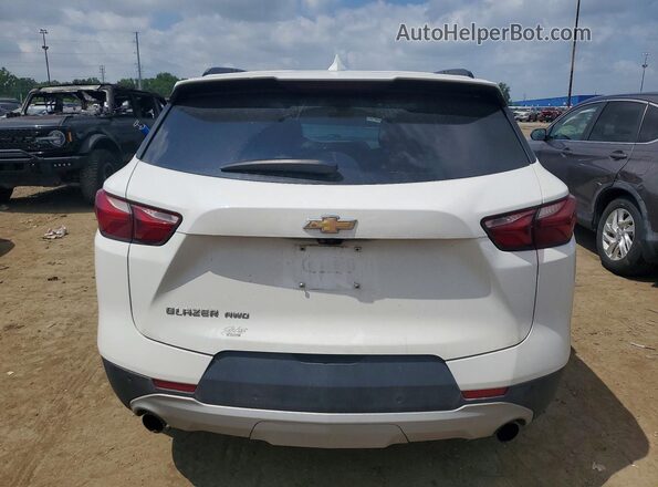 3GNKBHRS6KS652839 2019 CHEVROLET BLAZER White Հետևի տեսք