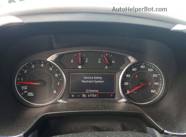 3GNKBHRS6KS652839 2019 CHEVROLET BLAZER White Սարքավորումների վահանակի տեսք