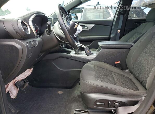 3GNKBHRS7LS595018 2020 CHEVROLET BLAZER Black Front interior view
