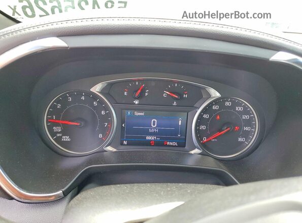 3GNKBHRS7LS595018 2020 CHEVROLET BLAZER Black Instrument cluster view