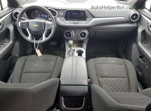 3GNKBHRS7MS545642 2021 CHEVROLET BLAZER Красный Вид панели приборов