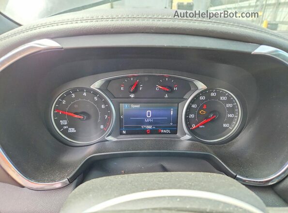 3GNKBHRS8LS691708 2020 CHEVROLET BLAZER Black Սարքավորումների վահանակի տեսք
