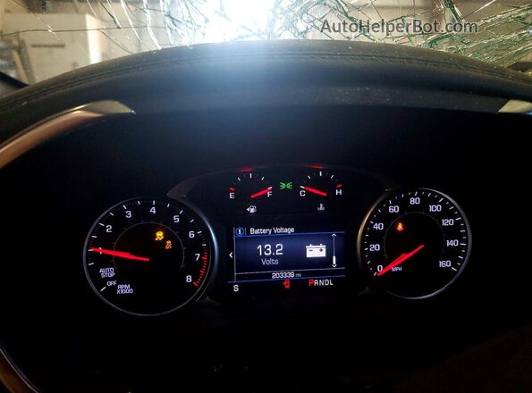 3GNKBHRS8MS503920 2021 CHEVROLET BLAZER Черный Вид щитка приборов