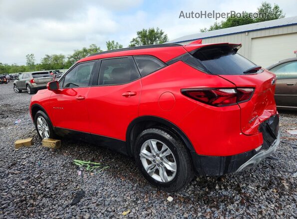 3GNKBHRS9LS670916 2020 CHEVROLET BLAZER Red Trasero izquierdo