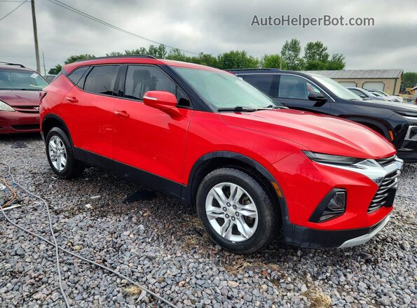 3GNKBHRS9LS670916 2020 CHEVROLET BLAZER Red Delantero derecho
