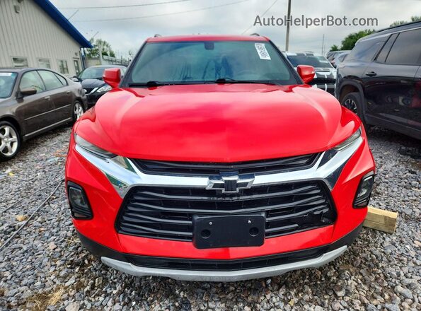 3GNKBHRS9LS670916 2020 CHEVROLET BLAZER Red Vista frontal