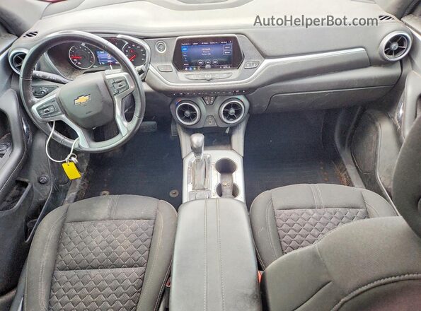 3GNKBHRS9LS670916 2020 CHEVROLET BLAZER Red Vista del salpicadero